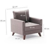 Atelier Del Sofa fotelja bella armchair brown