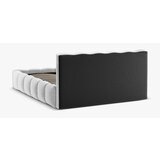 Micadoni Home Svijetlo sivi tapecirani bračni krevet s prostorom za odlaganje s podnicom 200x200 cm Lupine – | shoptok.hr