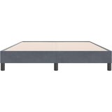 Box Spring krevet bez madracem tamno sivi 140x220 cm samt | shoptok.hr