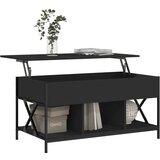  Stolić za kavu crni 100 x 50 x 50 cm konstruirano drvo i metal | shoptok.hr