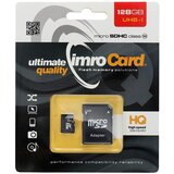 Imro memorijska kartica microSD 128GB 100MB/s class10 UHS I s adapterom SD | shoptok.hr