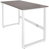 MID.YOU Pisalna Miza Workspace Light I, Siva, Bela | Shoptok.si