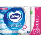 Zewa Deluxe Delicate Care bijeli toaletni papir, 3-slojni, 12 rola XXL Slike