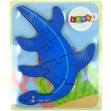  Wooden Puzzle Dinosaur Pterodactyl Pink Pliosaurs Blue | shoptok.hr