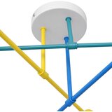  Plafonski luster CAMBRIDGE 6xE27/20W/230V plava/žuta | Eponuda.com