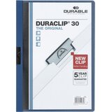 MAPA klip patent durable 2200 30 listov DURABLE - TEMNO MODRA Cene