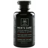 Apivita Men's Care Cardamom & Propolis šampon in gel za prhanje 2v1 250 ml
