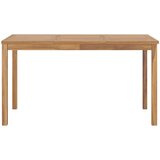  Vrtni blagovaonski set od 7 dijelova 140 x 80 cm masivno tikovino drvo | Eponuda.com