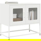 Maison Chic TV omarica - TV stojalo - Televizijska omarica Bela 68x39x60,5 cm Hladno valjano jeklo, (21702328) | Shoptok.si