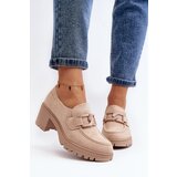 VINCEZA Suede High Heel Shoes in Beige Finley | ePonuda.com