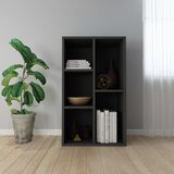 vidaXL Ormarić za knjige / komoda crni 50 x 25 x 80 cm od iverice Cijene