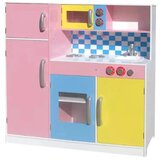 Bebi Market KINDER HOME Drvena kuhinja, dečija igračka za igranje uloga sa šarenim dizajnom | Eponuda.com