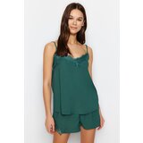 Trendyol Pajama Set - Green - Plain | shoptok.hr