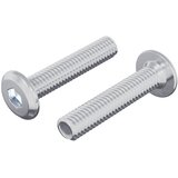  Vijak za zaključavanje 2 pcs Srebrno M6 x 30 mm Čelik | shoptok.hr