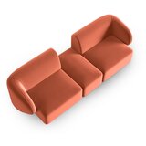 Milo Casa Rožnata žametna sedežna garnitura 246 cm Paolo – | Shoptok.si
