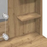  Toaletni stol s LED svjetlima Artisan hrast 96x40x142 cm | shoptok.hr