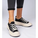 D/CEO marka niezdefiniowana Black women's fabric sneakers Katerin | ePonuda.com