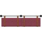  Držeće uzglavlje Zidne Vinska crvena 170 x 55 x 5 cm Antikni PU - boja crnog vina 160 cm bez LED | shoptok.hr