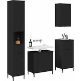  Set namještaja za kupaonicu Zidne Crna Inženjersko drvo, Metal | shoptok.hr