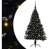  Umjetno predsvijetljeno božićno drvce Crna 120 cm PVC | shoptok.hr