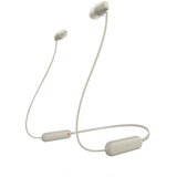 Sony brezžične slušalke WIC-100C, bež | Shoptok.si