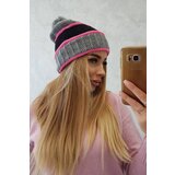 Kesi Women's cap Kinga K297 dark gray + black | shoptok.hr