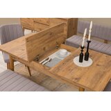 Hanah home vina bench 04 0701 atlantic pine grey (produžni trpezarijski sto, stolice i konzola (6 komada) | ePonuda.com