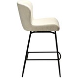 DAN-FORM Denmark Kremno bel oblazinjen barski stol (višina sedeža 67,5 cm) Glam – | Shoptok.si