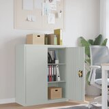 vidaXL Ormarić za spise svjetlosivi 90 x 40 x 105 cm čelični | shoptok.hr