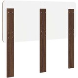  Vzglavje z vzglavjem Rjav hrast 135 cm Konstruiran les, (5000110367) | Shoptok.si