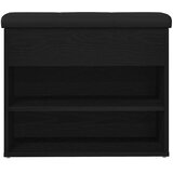  Klupa za pohranu Crni hrast 62 x 32 x 50 cm Konstruirano drvo | shoptok.hr