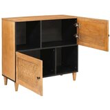 vidaXL Strani šal Svetlo rjava 33,5 x 80 x 75 cm | Shoptok.si