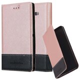 Cadorabo Case, združljiv s Samsungom v rose Gold Black - zaščitni pokrov z magnetnim zapiranjem, stoječo funkcijo in režo za kartico, (20589780) Cene