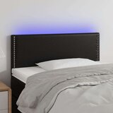  Uzglavlje crno 100 x 5 x 78/88 cm od umjetne kože | shoptok.hr