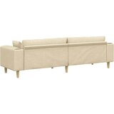 SOFA s jastukom Krema 250 x 77 x 76 cm tkanina | Eponuda.ba
