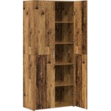 vidaXL Highboard Staro drvo 40x42.5x185 cm inženjersko drvo | shoptok.hr
