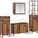  Set namještaja za kupaonicu Zidne Staro drvo Konstruirano drvo | shoptok.hr