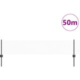 vidaXL ograjni stebri 11 kos U-kanal Siva 40 cm Jeklo, Šestkotna ograja Siva 0.4x50 m Jeklo | Shoptok.si