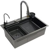 Oem Kuhinjski umivalnik, nerjaveče jeklo, dvojna posoda -Pištolno siva, (5000140195) | Shoptok.si