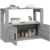  Komoda sivog hrasta sonome 80x30x60 cm od konstruiranog drva | shoptok.hr