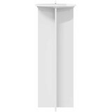  Stalak za biljke 2 pcs Bijela visokog sjaja Ø40 x 100 cm | Eponuda.com