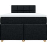  Krevet s oprugama i madracem crni 120 x 200cm od tkanine | shoptok.hr