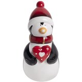 Viter novogodišnja figura sneško i pingvin sa srcem h13cm ( 181184_1 ) | ePonuda.com