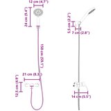  Set glave tuša Krom G 1 / 2 inča Mjed | shoptok.hr