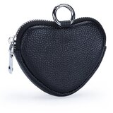 INF Usnjena denarnica za kovance v obliki srca Black, (21297682) | Shoptok.si