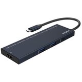 MicroConnect USB-C - HDMI mini dock, 2x HDMI 2x USB A, 2x USB-C, PD up - 100W | Shoptok.si