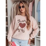 DStreet Bluza damska oversize z nadrukiem FEELME różowa Cene