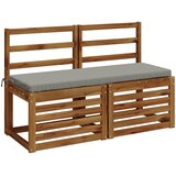  Jastučić za klupu SOEST 100% poliester Siva 110 x 40 x 5 cm | shoptok.hr
