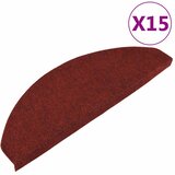  Samoljepljivi otirači za stepenice 15 kom 65x22,5x3,5 cm crveni | shoptok.hr