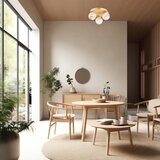  argon 6290 - stropna svetiljka fabio 3xE14/7W/230V alabaster zlatna | Eponuda.com